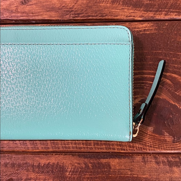 Kate Spade Aqua Leather Wallet - Picture 12 of 16